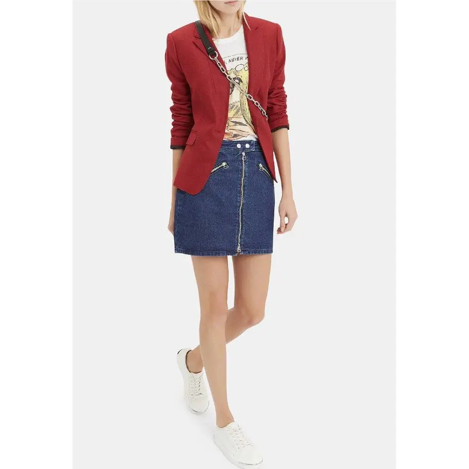 Rag Bone Racer Denim Mini Skirt Size 28