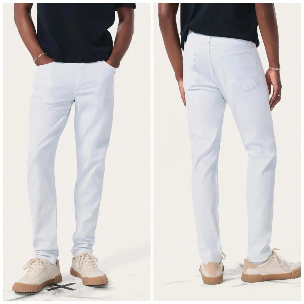 Rag Bone Men`s Fit 2 Aero Stretch Jeans In Light Blue Size: 30x32