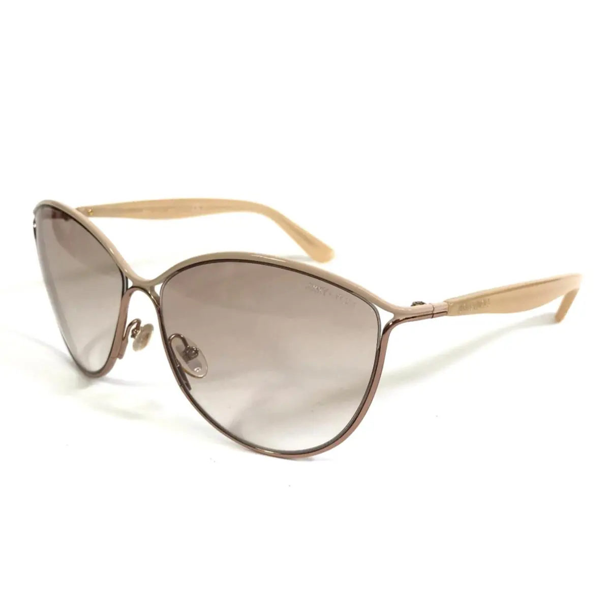 Jimmy Choo Sunglasses Tanis/s XD81M Gold Frames with Light Brown Gradient Lenses