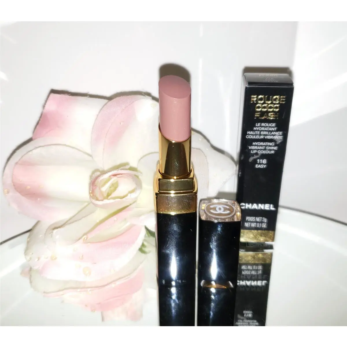 Chanel Rouge Coco Flash Hydrating Vibrant Shine Lip Colour Lipstick 116 Easy