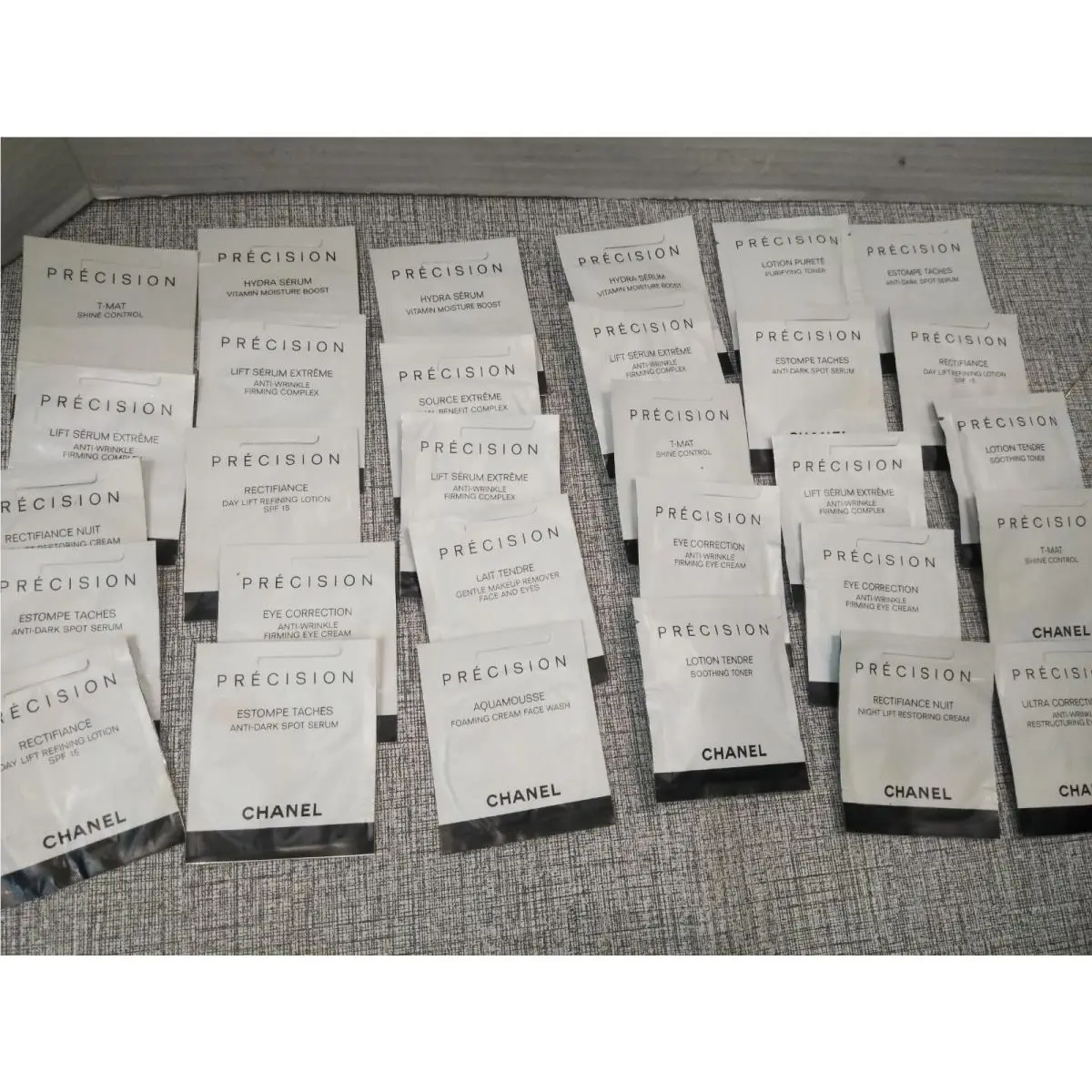 Chanel Precision 30 Assorted Packets Travel Size Plus Free Read