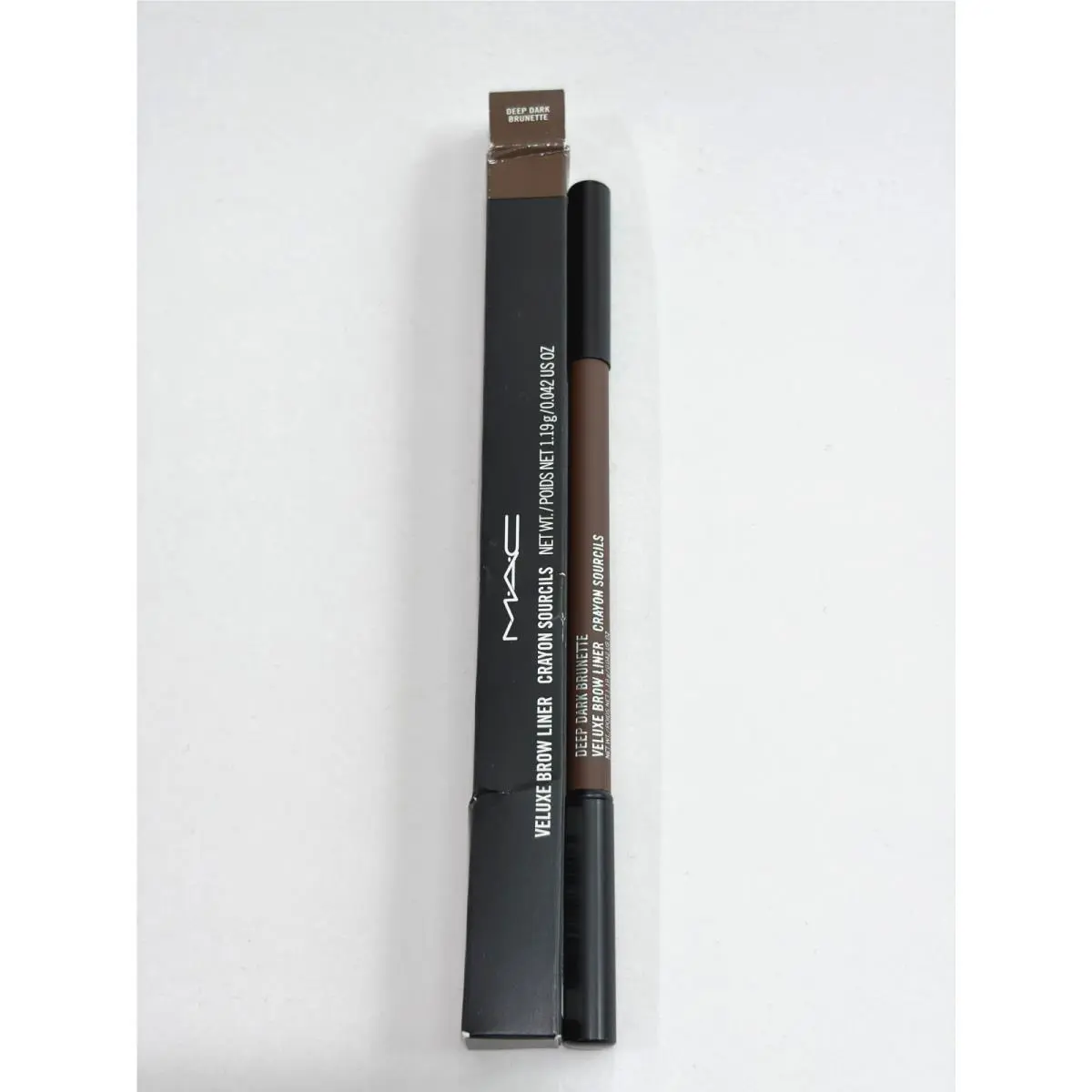 Mac Veluxe Brow Liner Crayon Sourcils Deep Dark Brunette 0.042 oz / 1.19 g