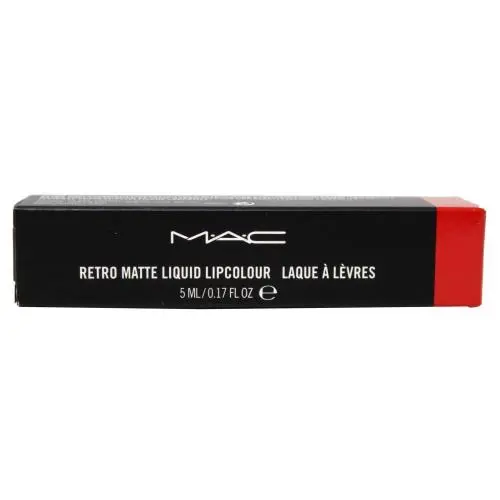 Mac Retro Matte Liquid Lipcolour Cranberry Bold Suede Finish Lip Color by MAC Cosmetics