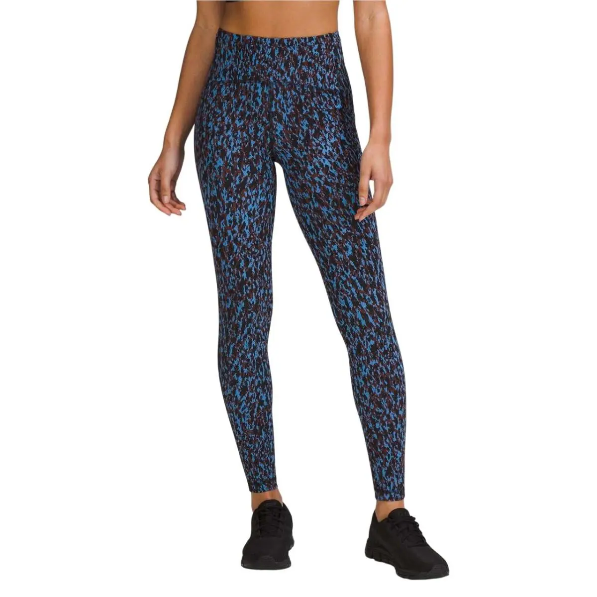 Lululemon Swift Speed High-rise Tight 28 Leopard Camo Blue Nile Multi Sz 2