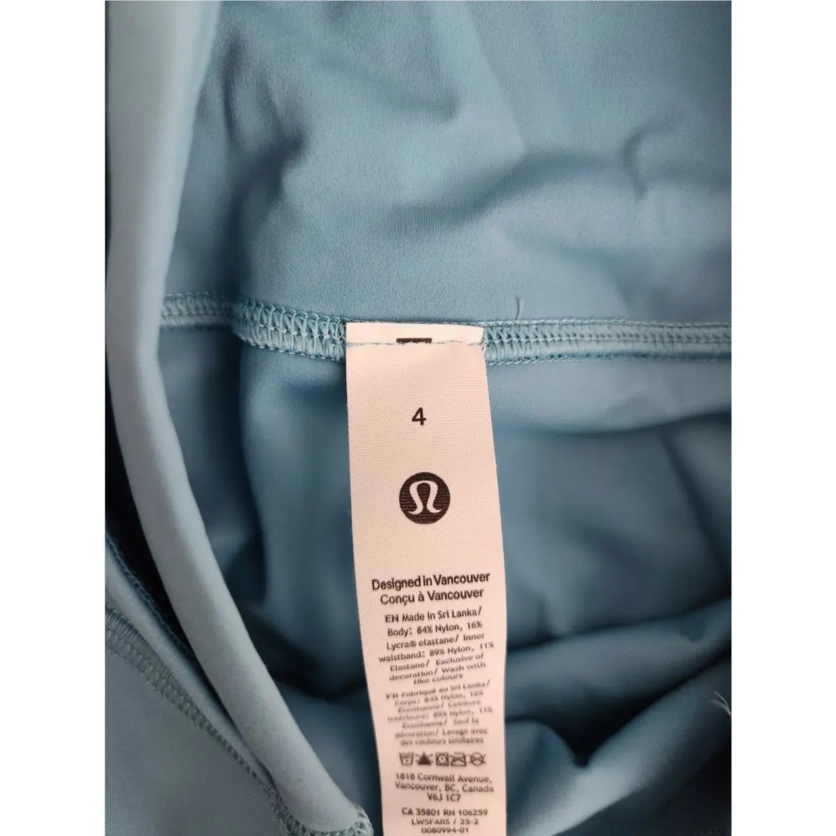 Lululemon clothing - Washed Blue 3