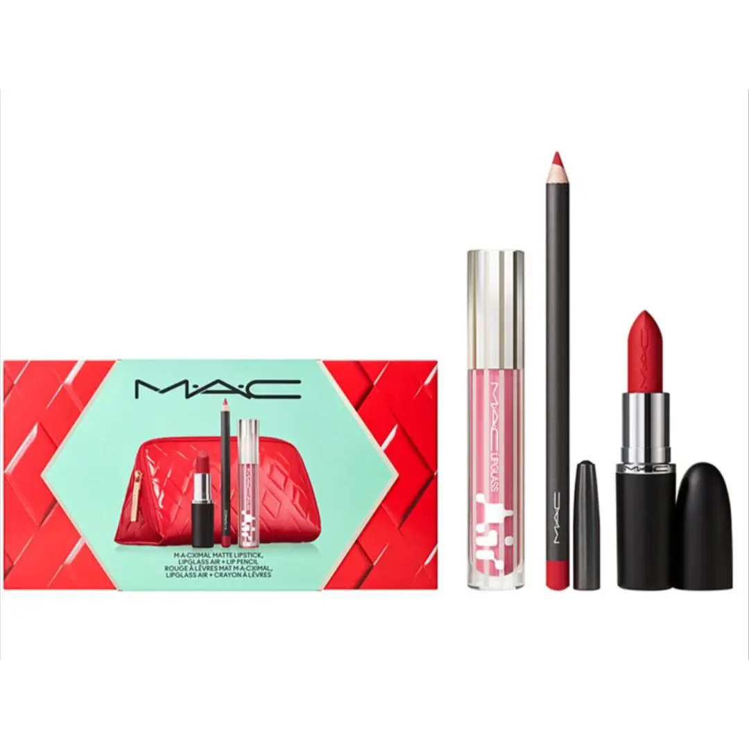 Mac 4 PC Trending Tomorrow Lip Trio Limited Edition Set. Red. Nib