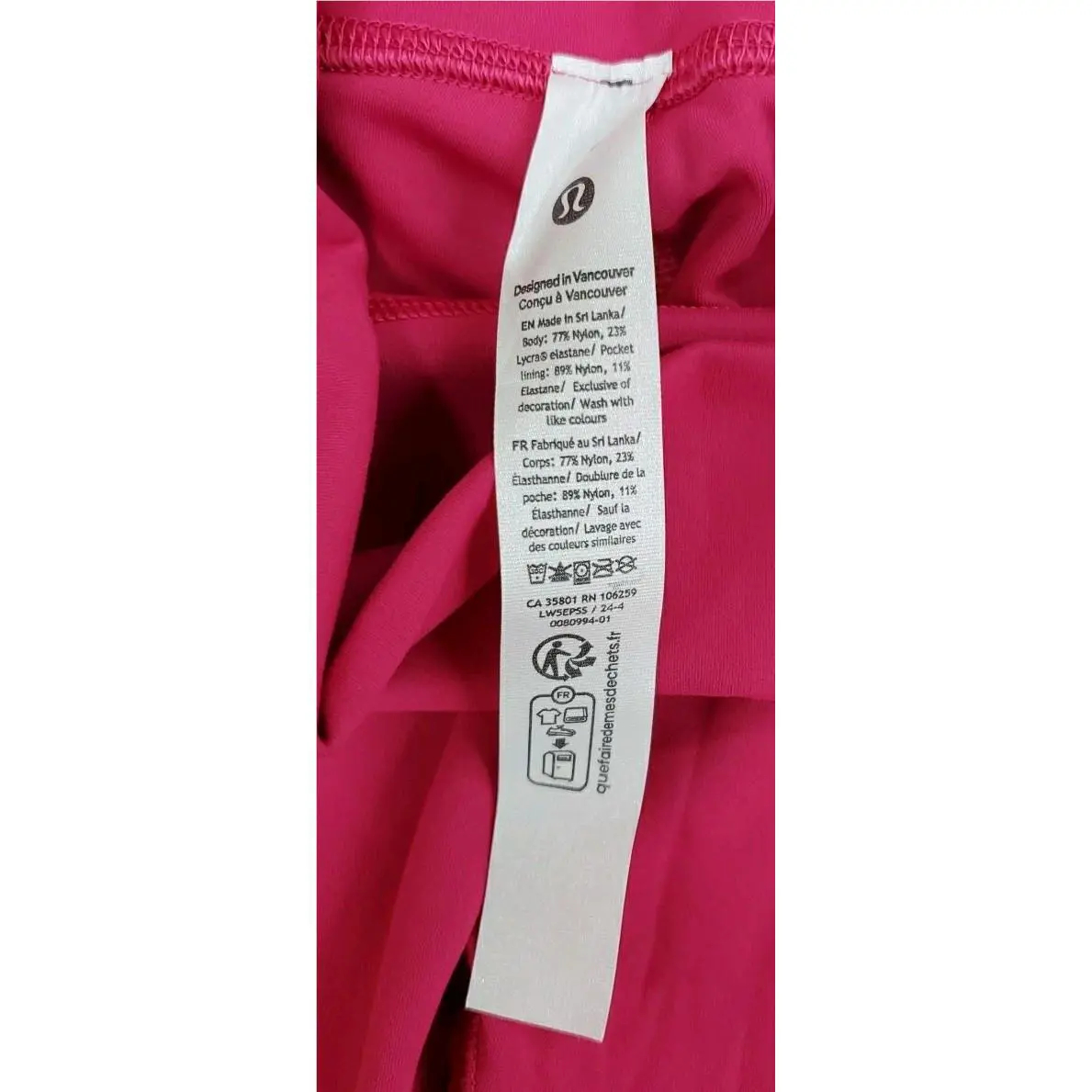 Lululemon clothing - Pink 3