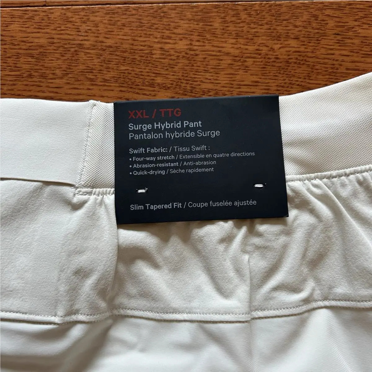 Lululemon clothing - Lululemon Hybrid Pant - Hybrid Pant - White 3