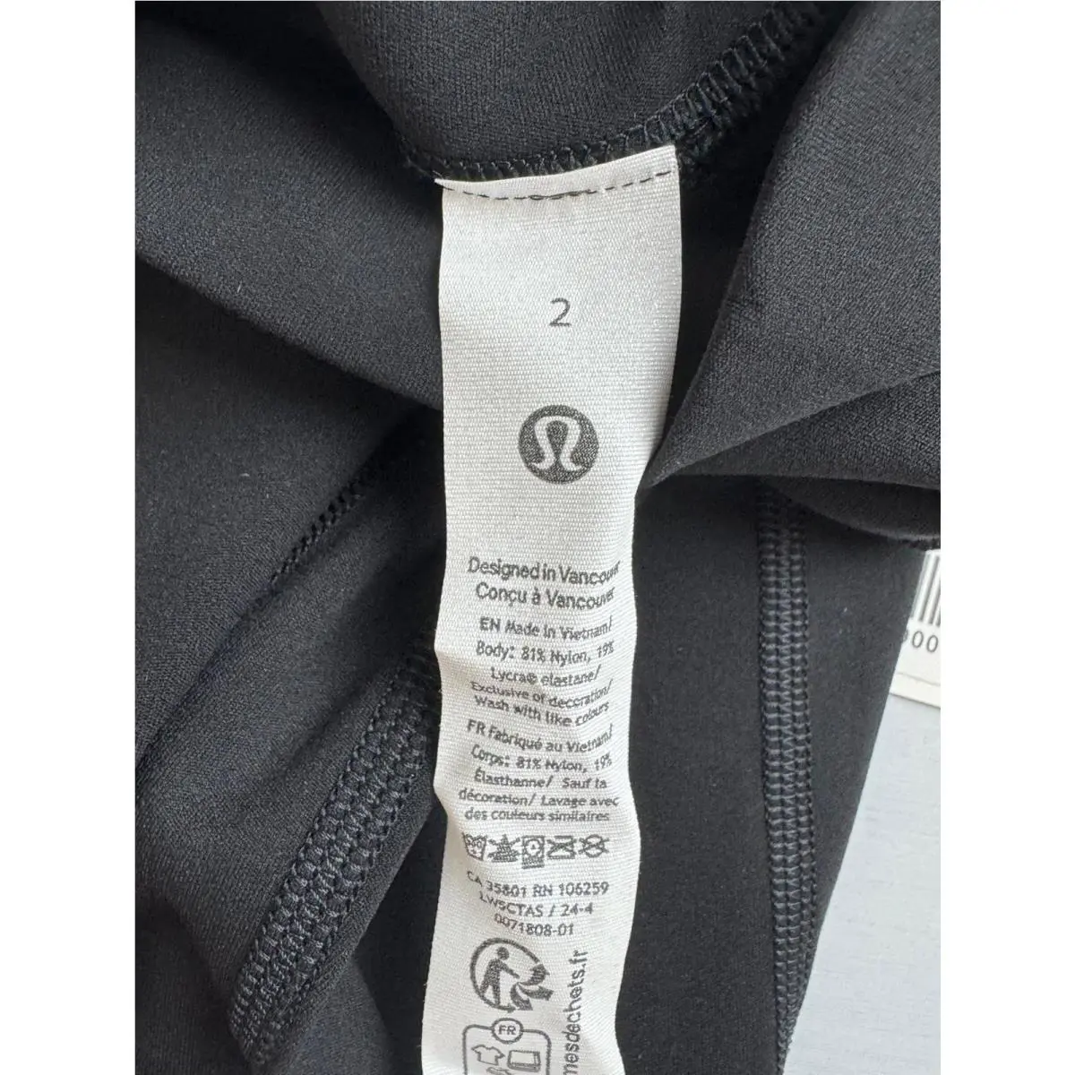 Lululemon clothing - Black 3