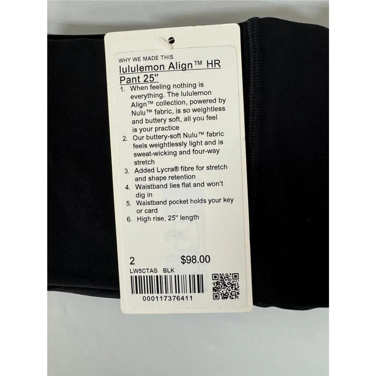 Lululemon clothing - Black 1