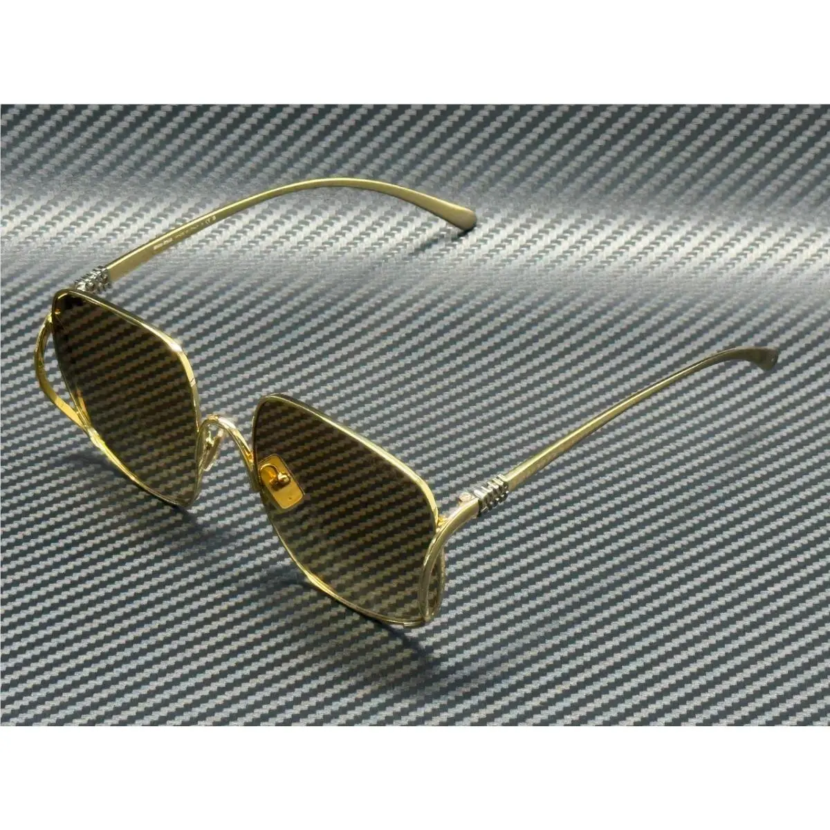 Miu Miu MU A57S 5AK20S Gold Brown Gradient Women`s 57 mm Sunglasses