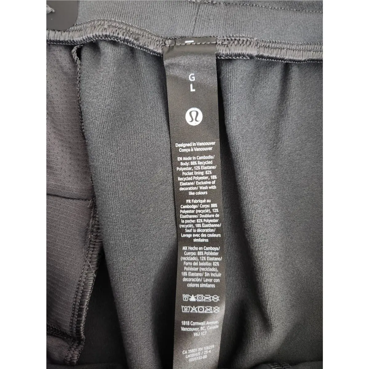 Lululemon clothing - Coal 4