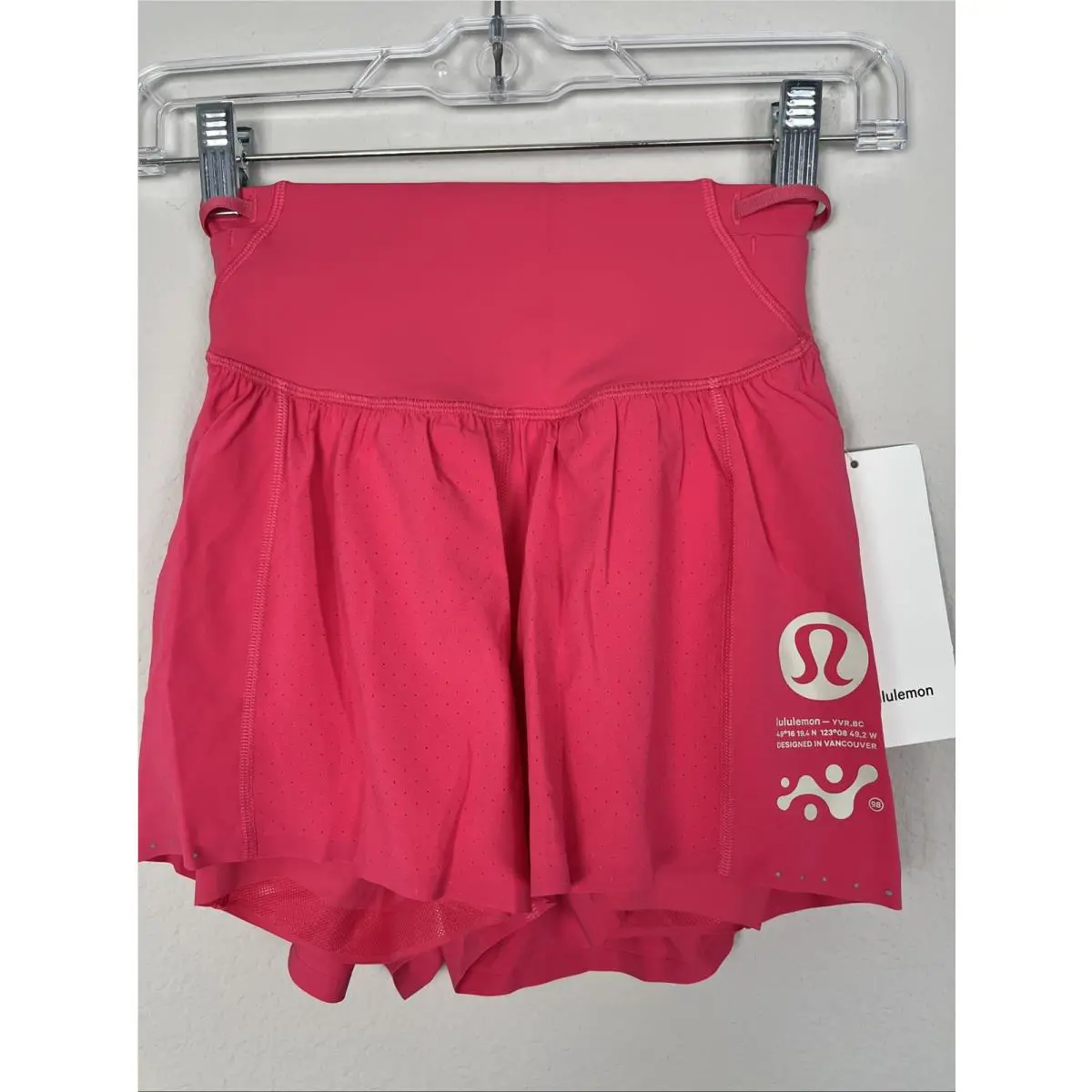 Lululemon Size 2 Nulux Road To Trail High Rise Short 4” Lipgloss Ullg/lipg
