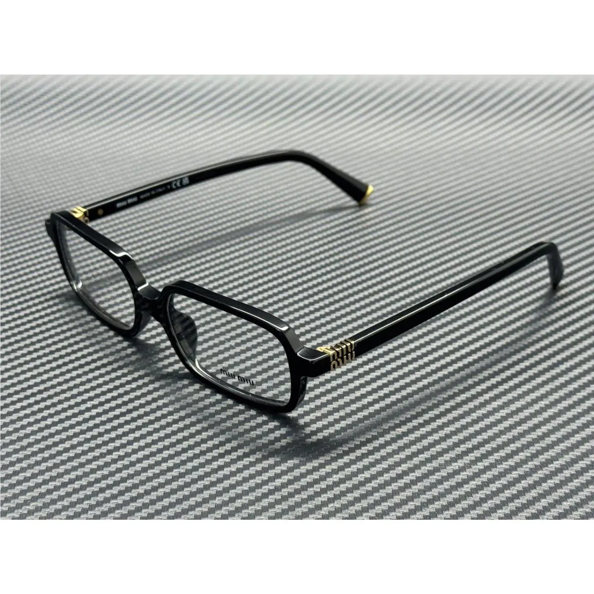 Miu Miu MU 01YV 16K1O1 Black Women`s 53 mm Eyeglasses