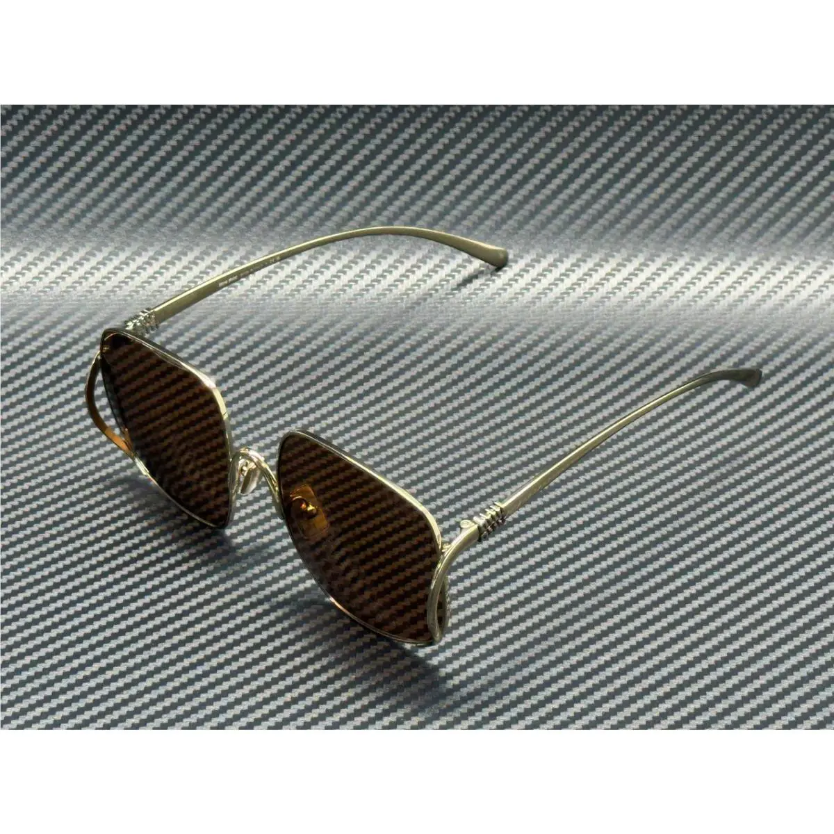 Miu Miu MU A57S ZVN90Q Pale Gold Brown Women`s 57 mm Sunglasses