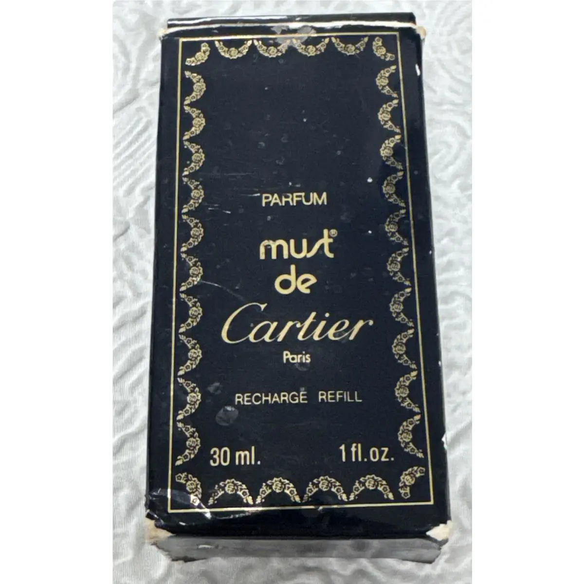 Vintage Must De Cartier Parfum 30 Ml. 1 Fl. oz Rare 1981 Full