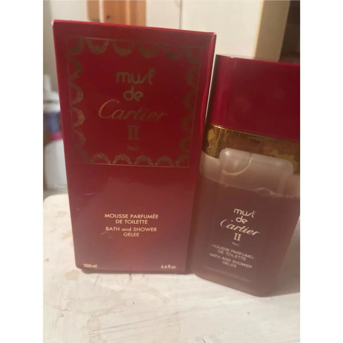 Vintage Must de Cartier II Bath Shower Gel 6.6 oz