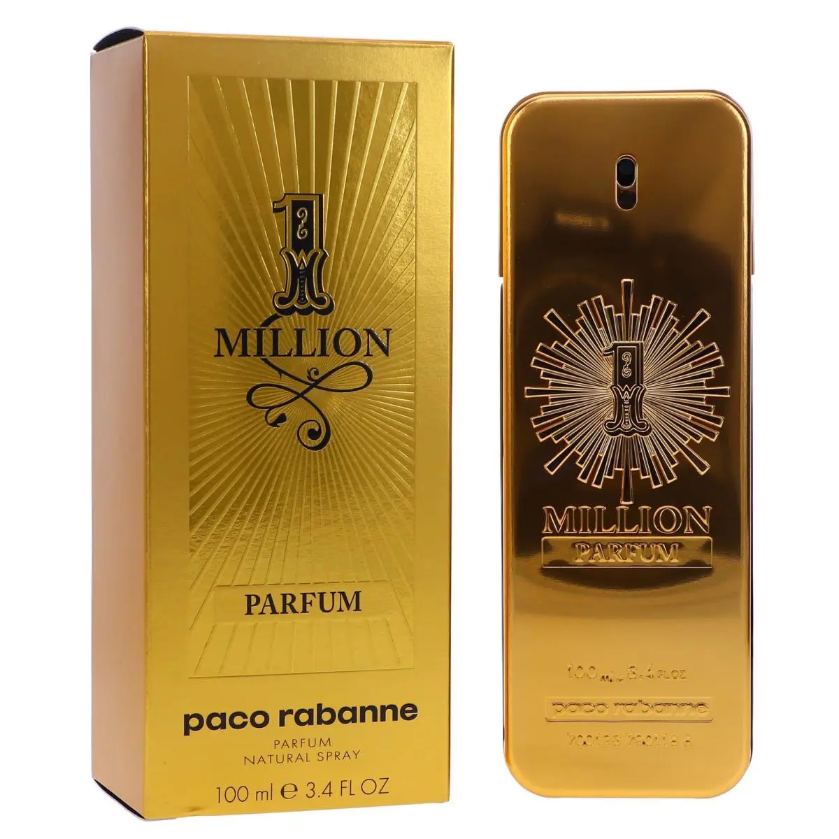 Paco Rabanne 1 Million Parfum For Men 3.4 oz
