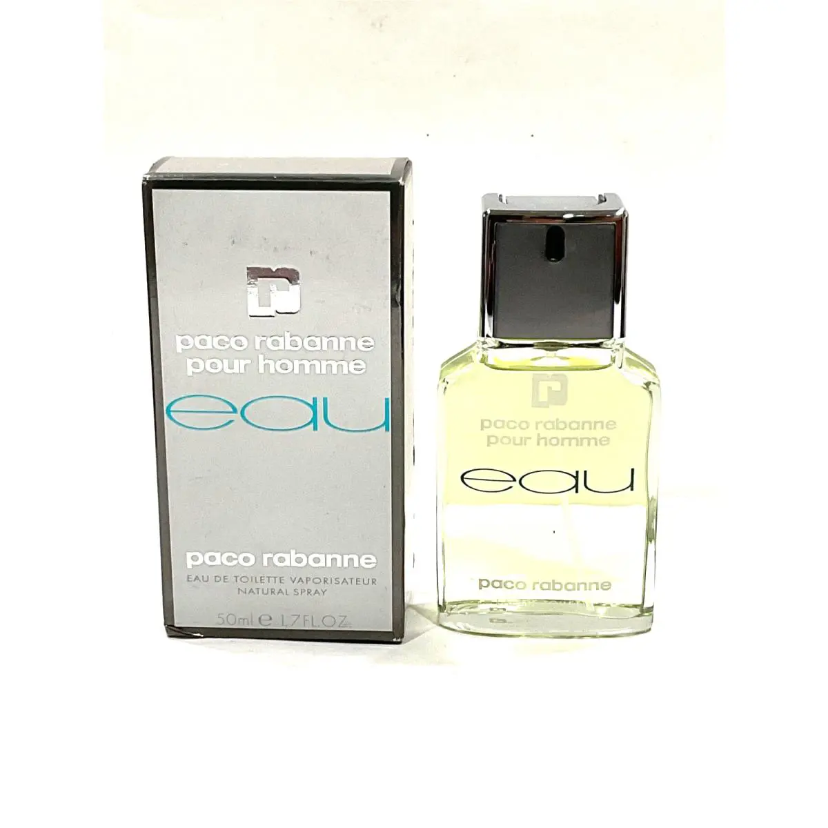 Paco Rabanne Pour Homme Eau 1.7 oz Eau De Toilette Spray Vintage