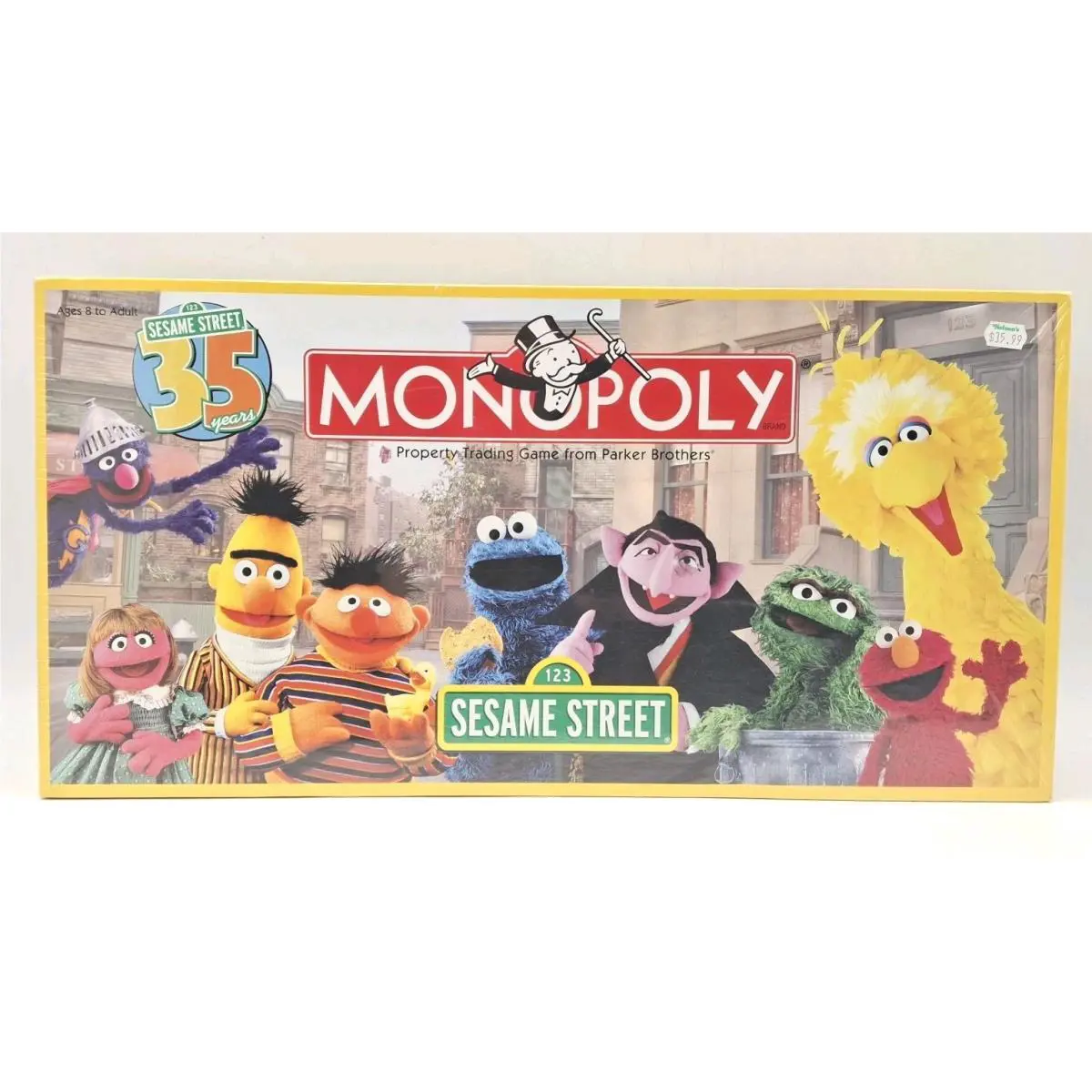 Sesame Street 35th Anniversary Collectors Edition Monopoly - Nwot