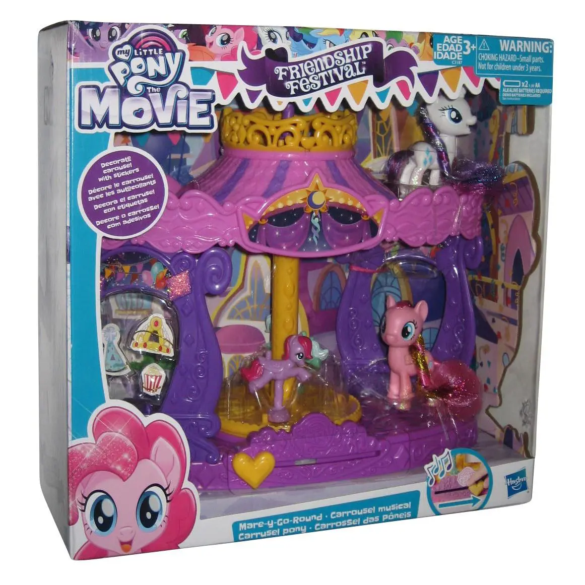 My Little Pony Movie Friendship Festival Mare-y-go-round Music Playing Toy Set