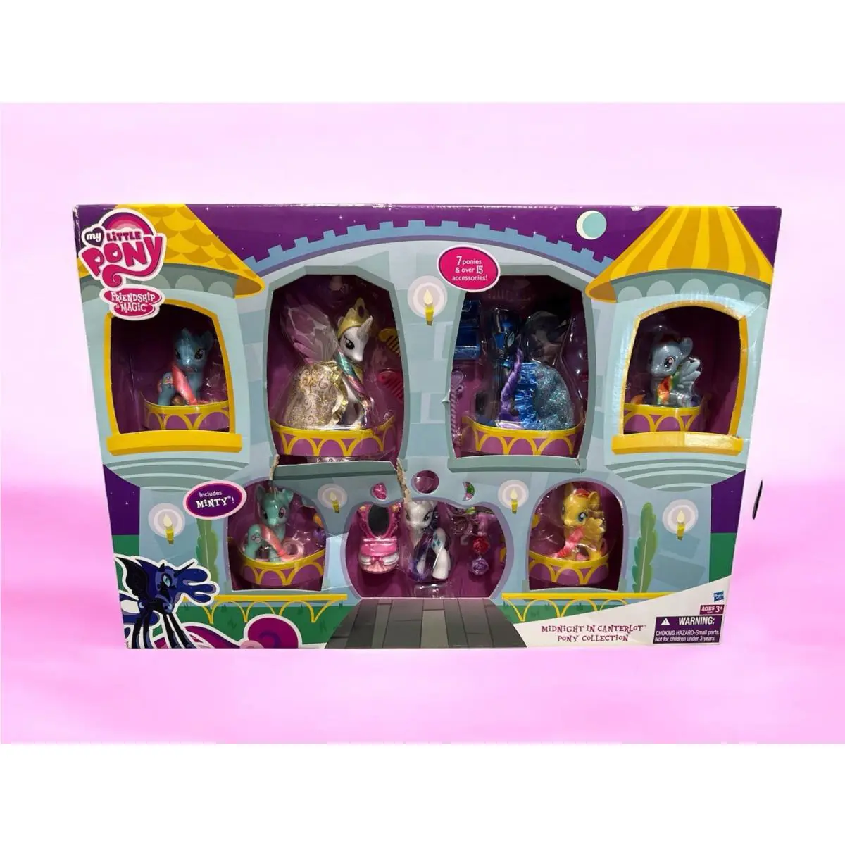 Mlp My Little Pony Midnight In Canterlot with Minty Play Set Rare