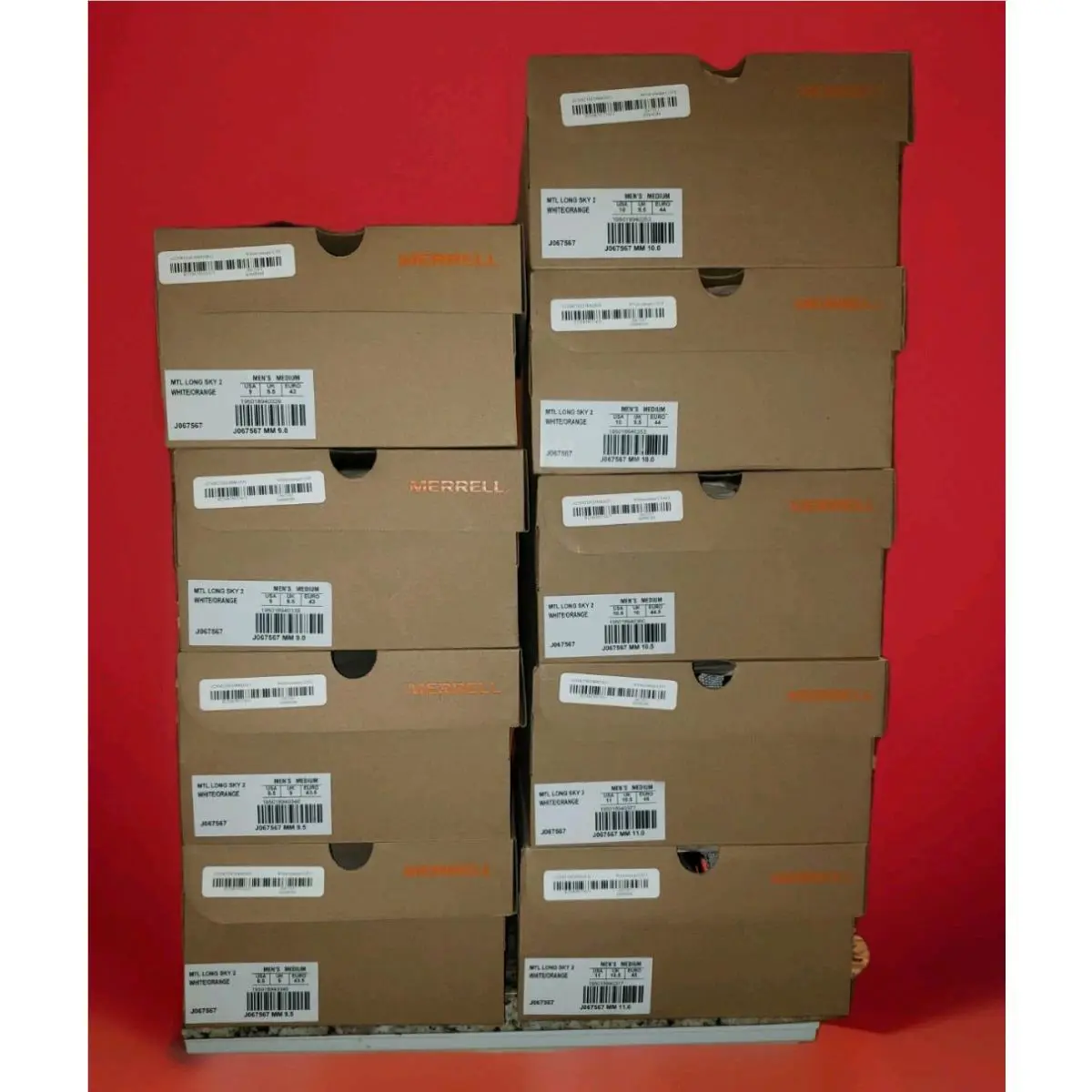 Merrell shoes - Merrell MTL Long Sky 2 - J067567 - Orange 21