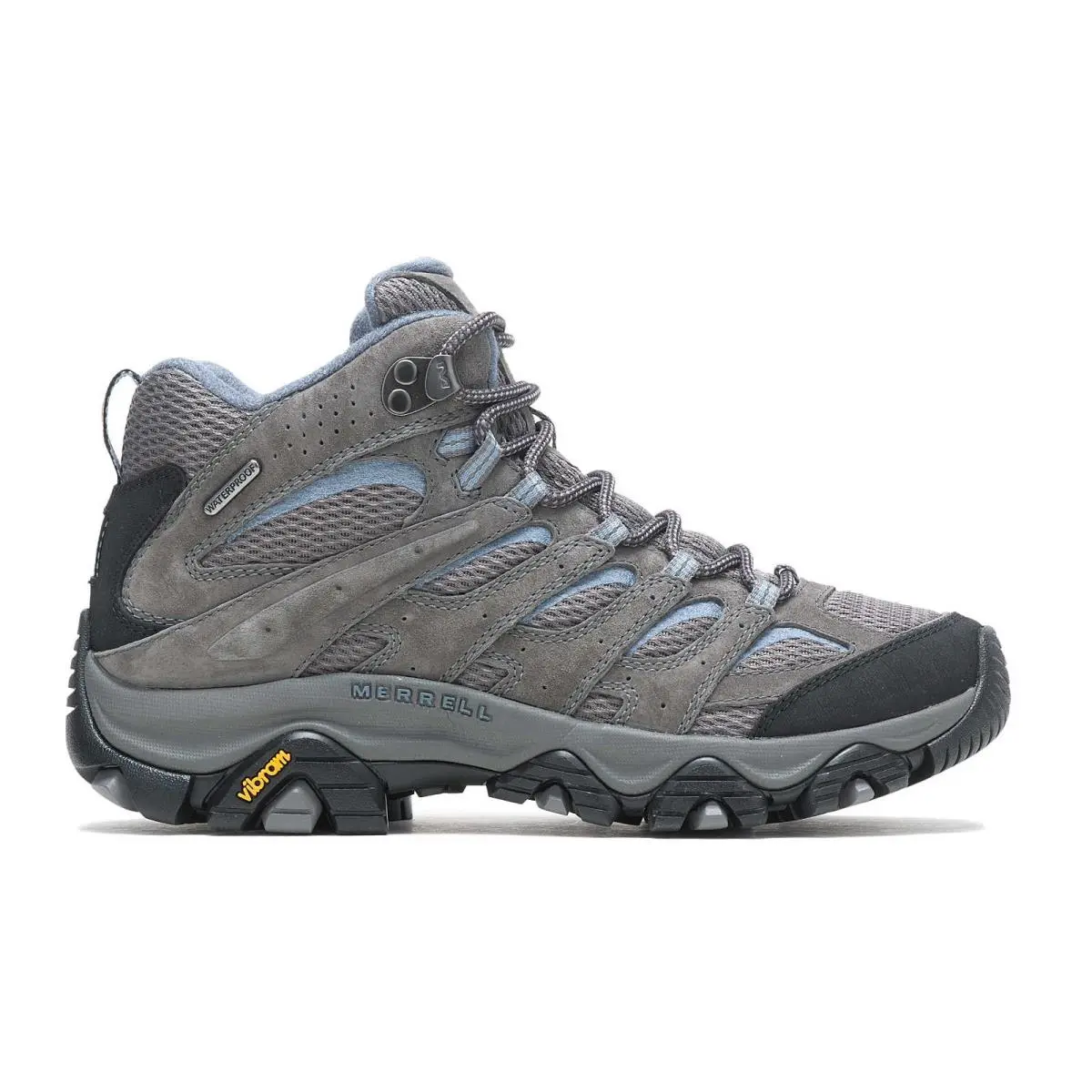 Merrell Women`s Moab 3 Mid Height Waterproof Hiking Boots Granite Size Options