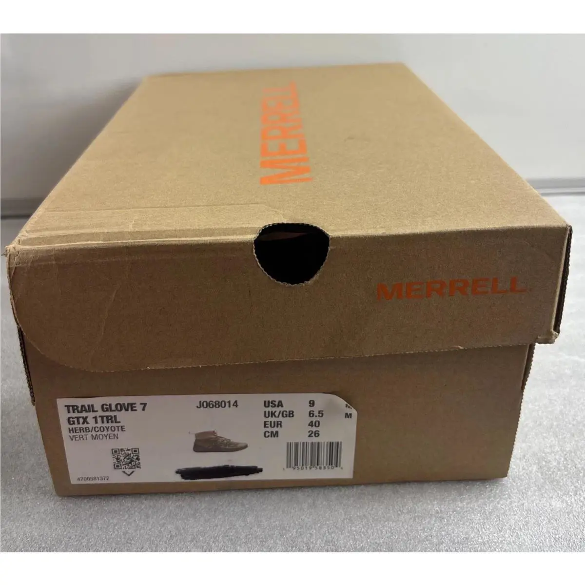 Merrell shoes - Merrell Trail Glove 7 Gore-Tex - Coyote 10