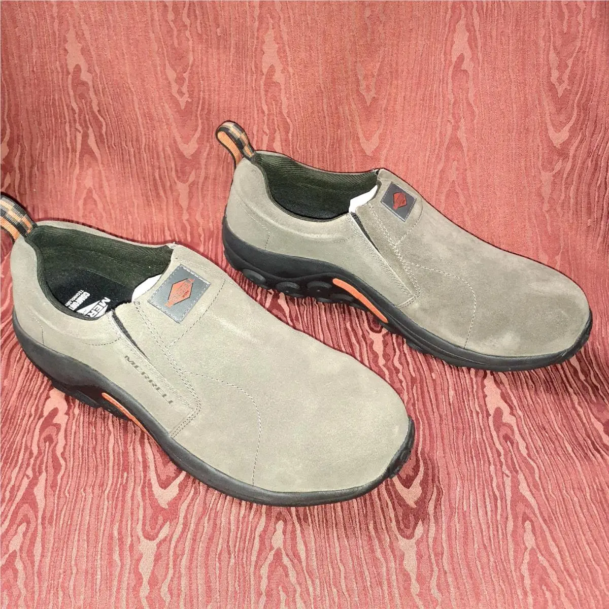 Merrell Sneakers Athletic Shoes Work Jungle Moc Alloy Toe Gray Men`s Size 13