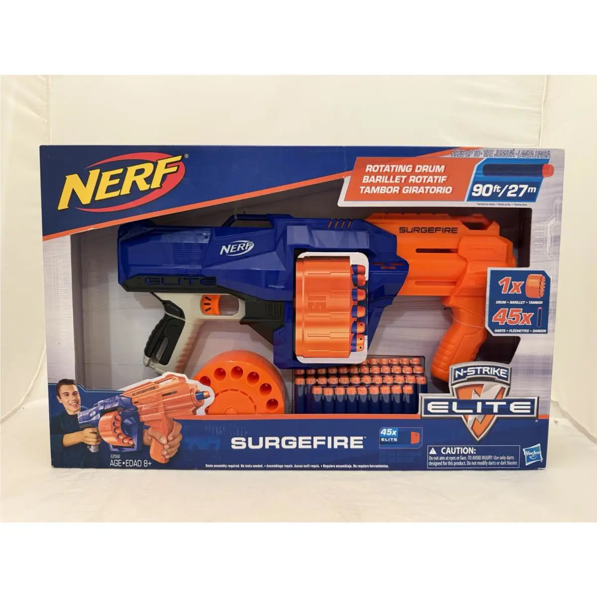 Hasbro Nerf N-strike Elite Surgefire Gun with 45 Darts