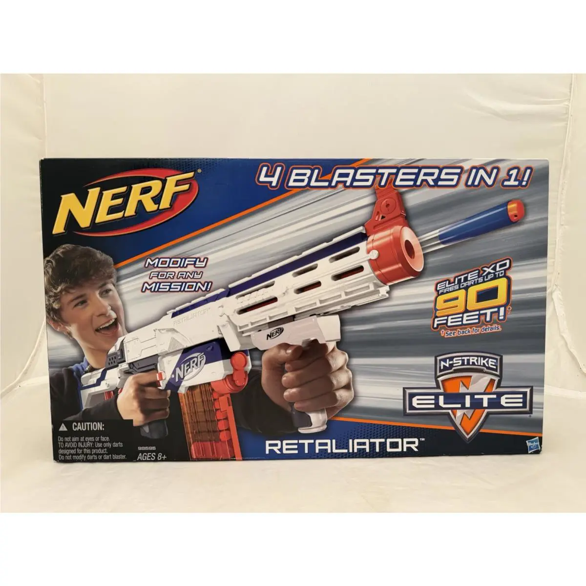 Hasbro Nerf N-strike Elite Retaliator Gun 4 Blasters In 1
