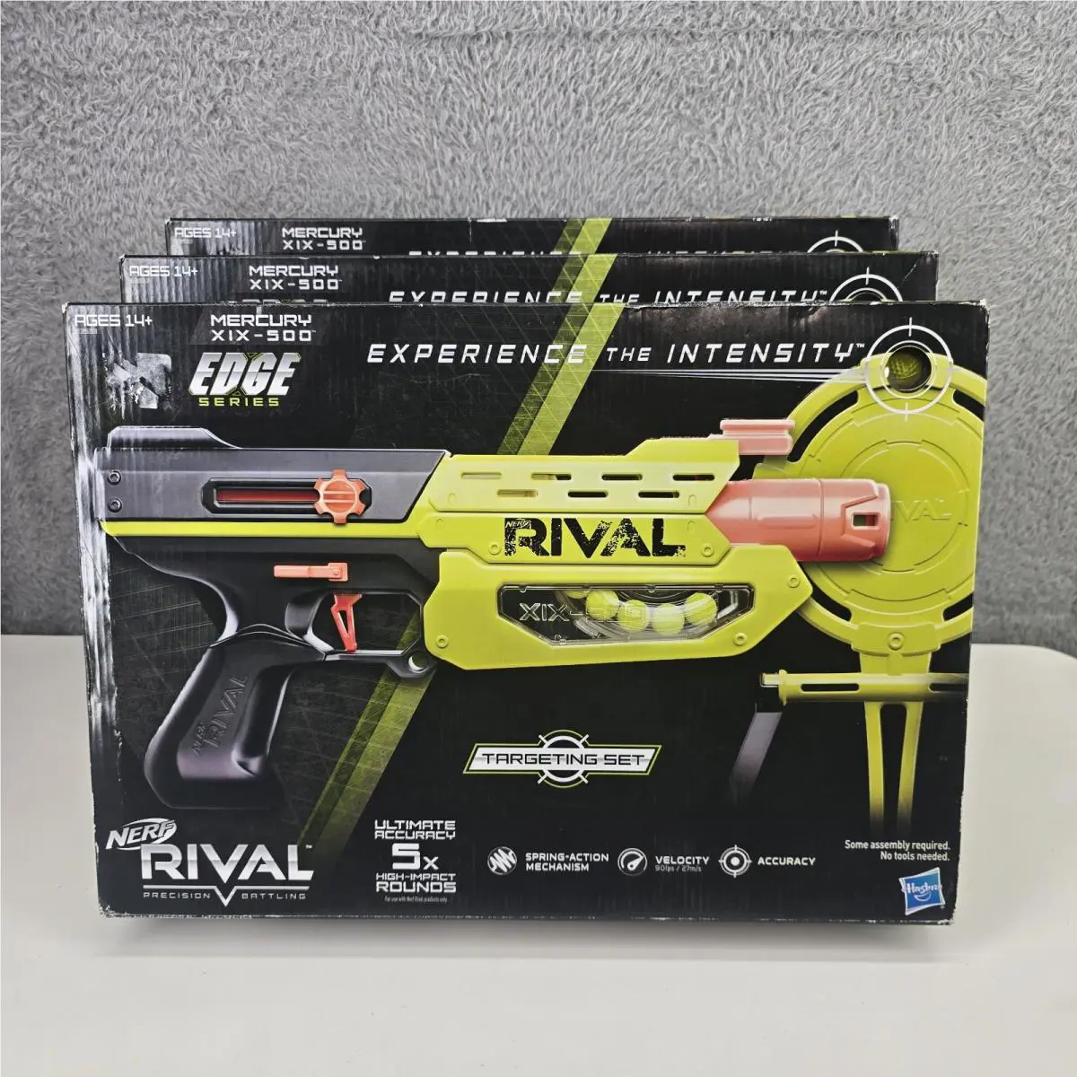 Nerf Rival XIX-500 Edge Series Blaster Targeting Set Nerf Gun and Target