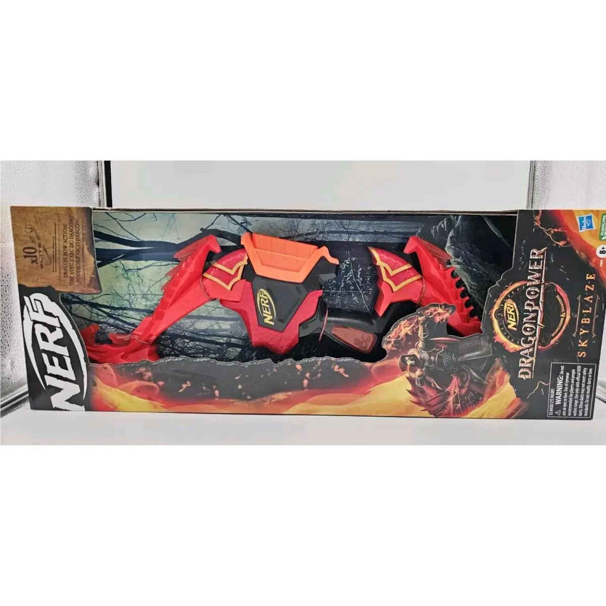 Nerf Dragon Power Skyblaze Dungeons Dragons Bow Action 10 Darts