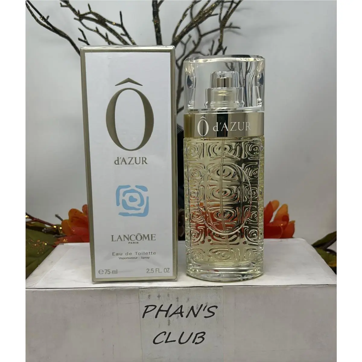 Lancome O D`azur 2.5 Fl. Oz. Eau de Toilette Floral Fruity Perfume For Woman