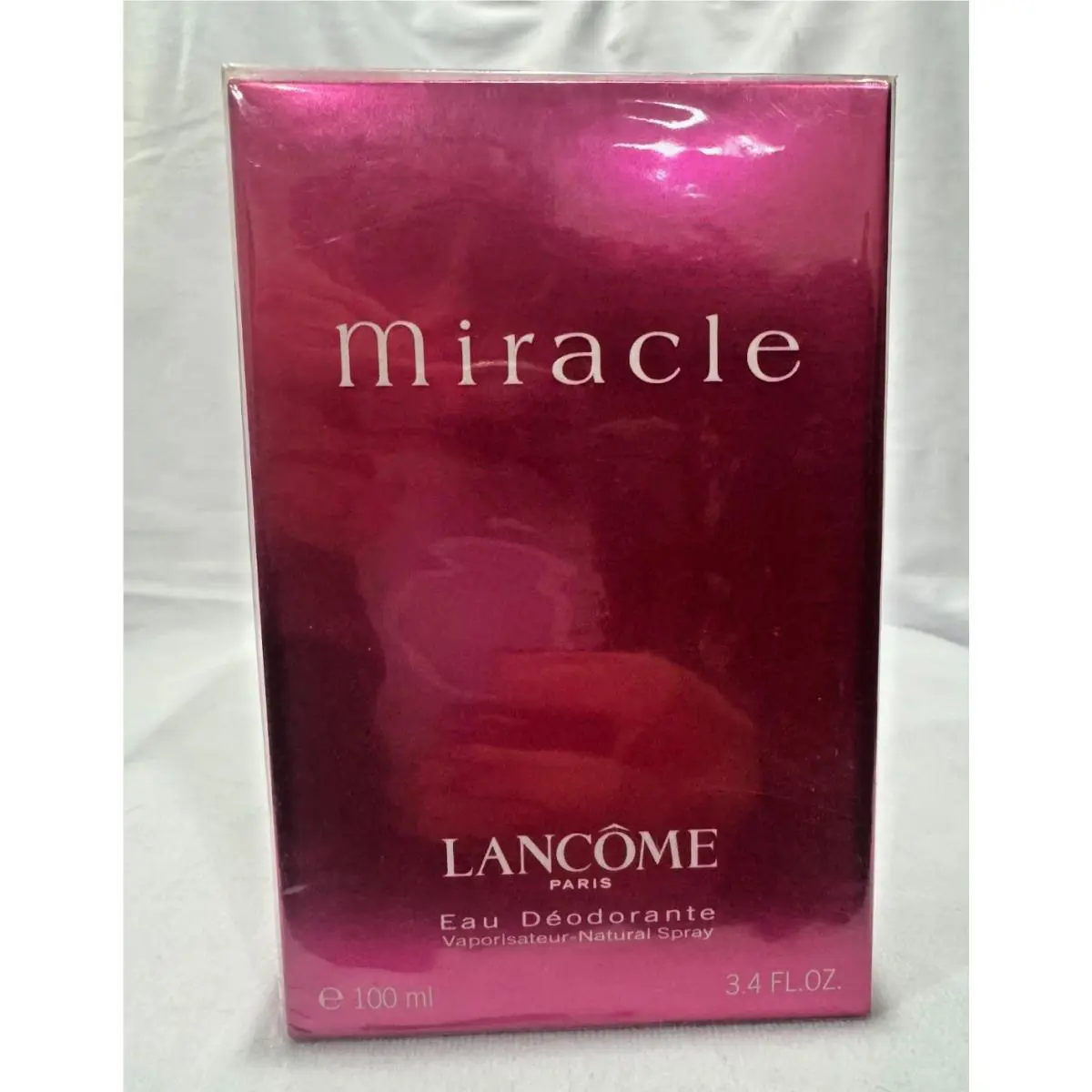 Lancôme Miracle Eau Deodorante 100ml 3.4oz Vintage 2000