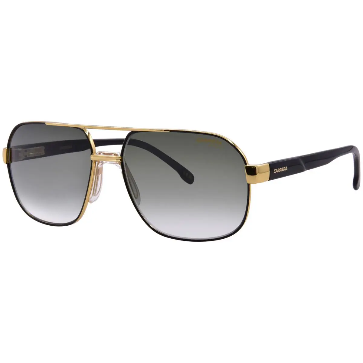 Carrera C-flex 12/G/S Rhl Sunglasses Men`s Gold/black/green Gradient Lenses 60mm - Frame: Gold, Lens: Green