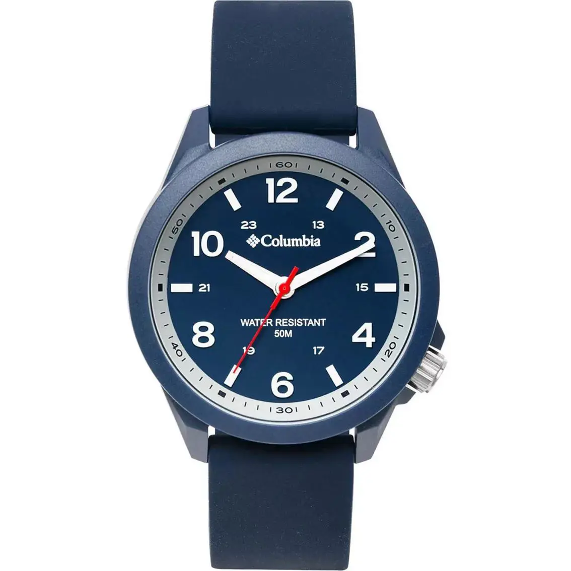 Columbia Crestview CSS10-116 Men’s Watch – Navy Dial Silicone Strap