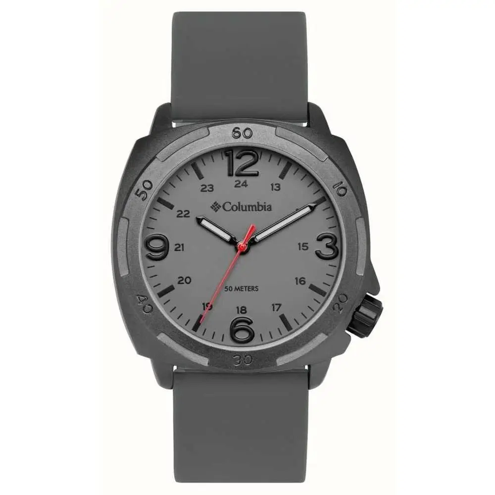 Columbia Delta Ridge Alloy Grey CSS17-002 Quartz 50m Men`s Wristwatch Rrp £85