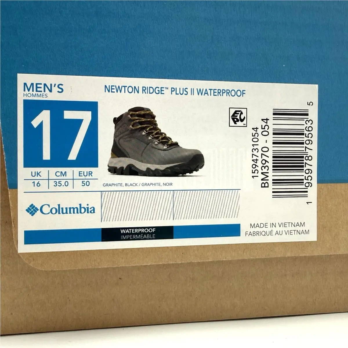 Columbia shoes - Columbia Newton Ridge Plus II - BM3970-054 - Gray (UPC: 195978795635) 7