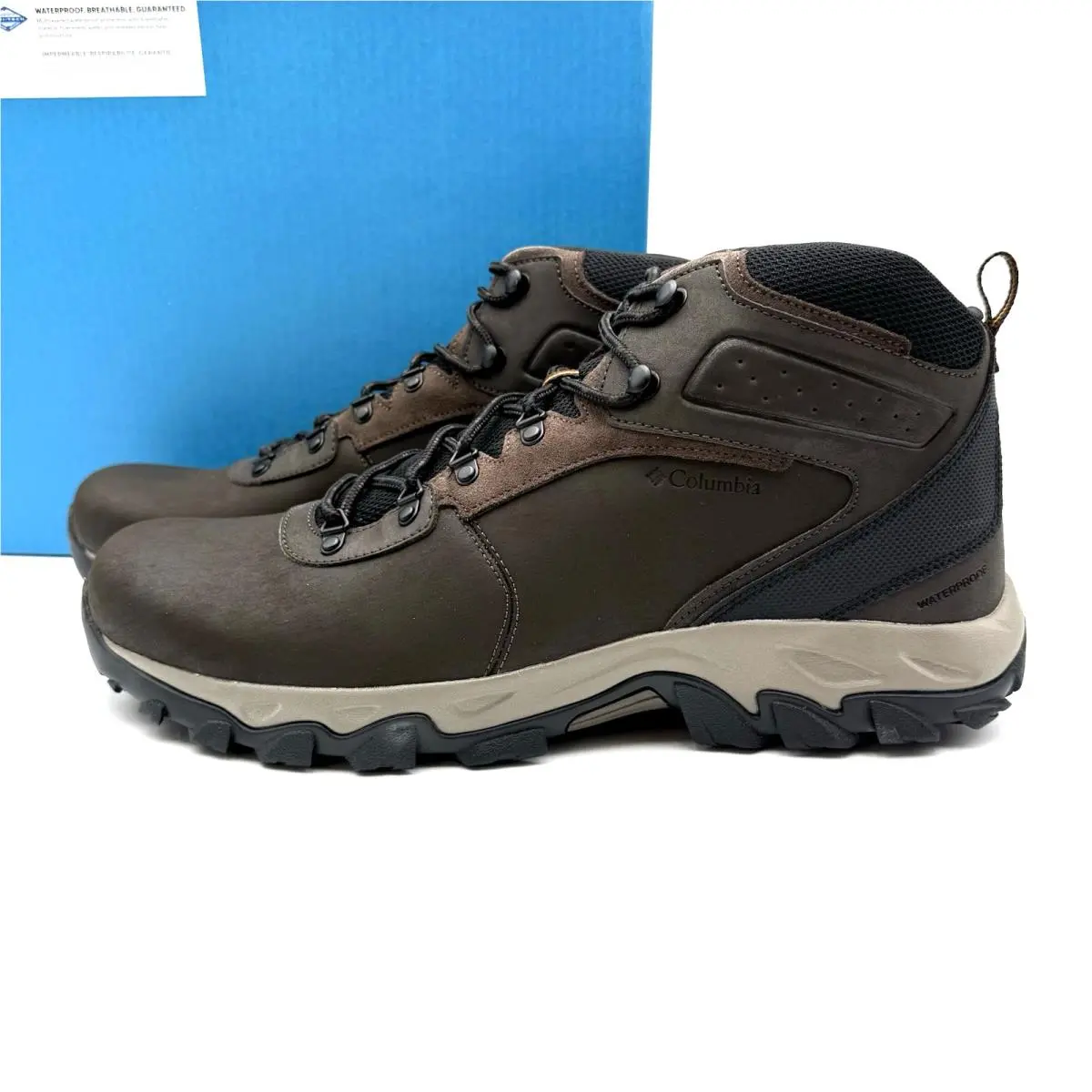 Columbia Men`s Size 17 Newton Ridge Plus II Waterproof Leather Hiking Boot Shoe