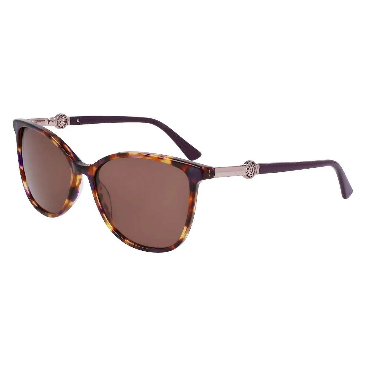 Anne Klein AK 7087 Blue Tortoise 460 Size 56 Sunglasses