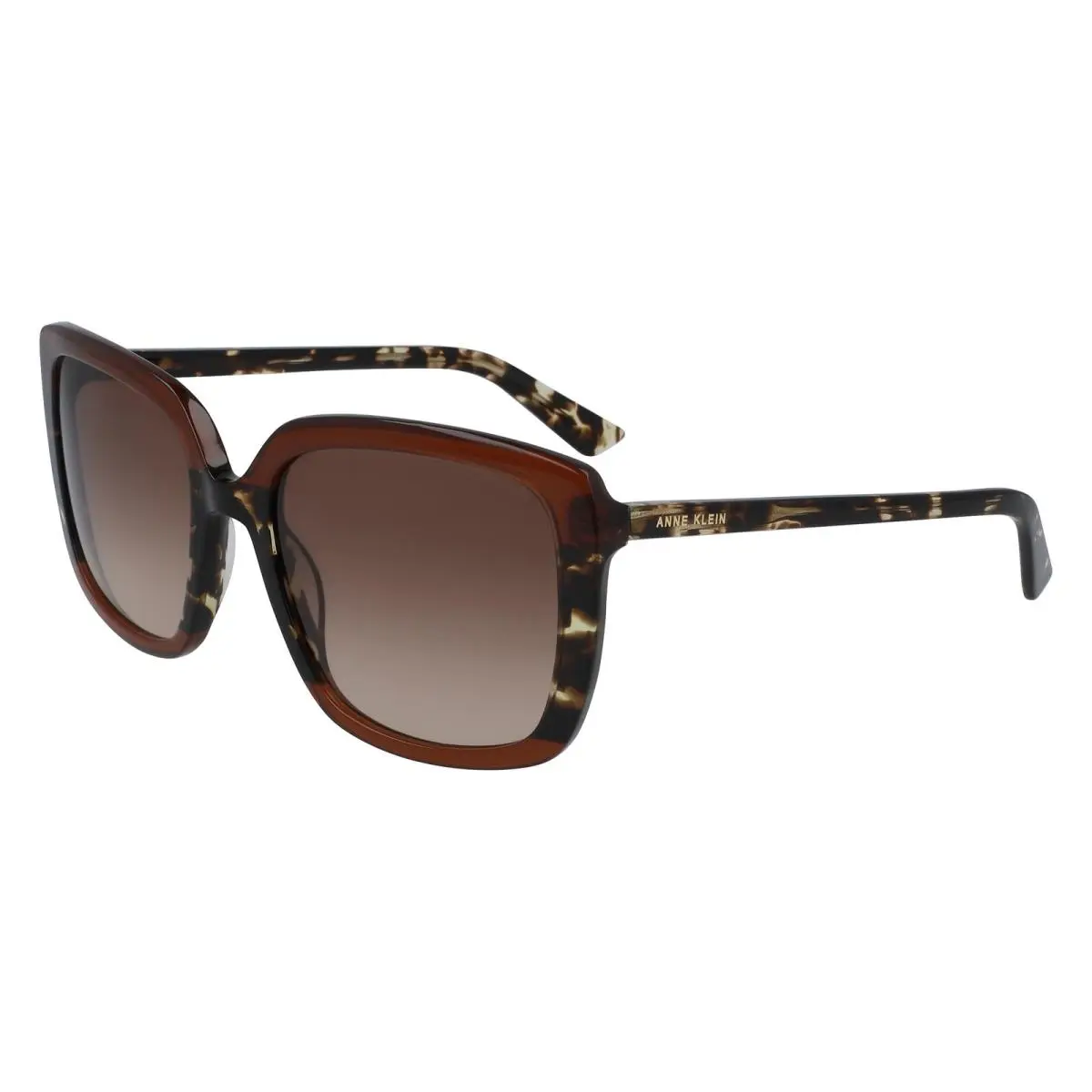 AK7066 Mocha Tortoise 200 Sunglasses by Anne Klein