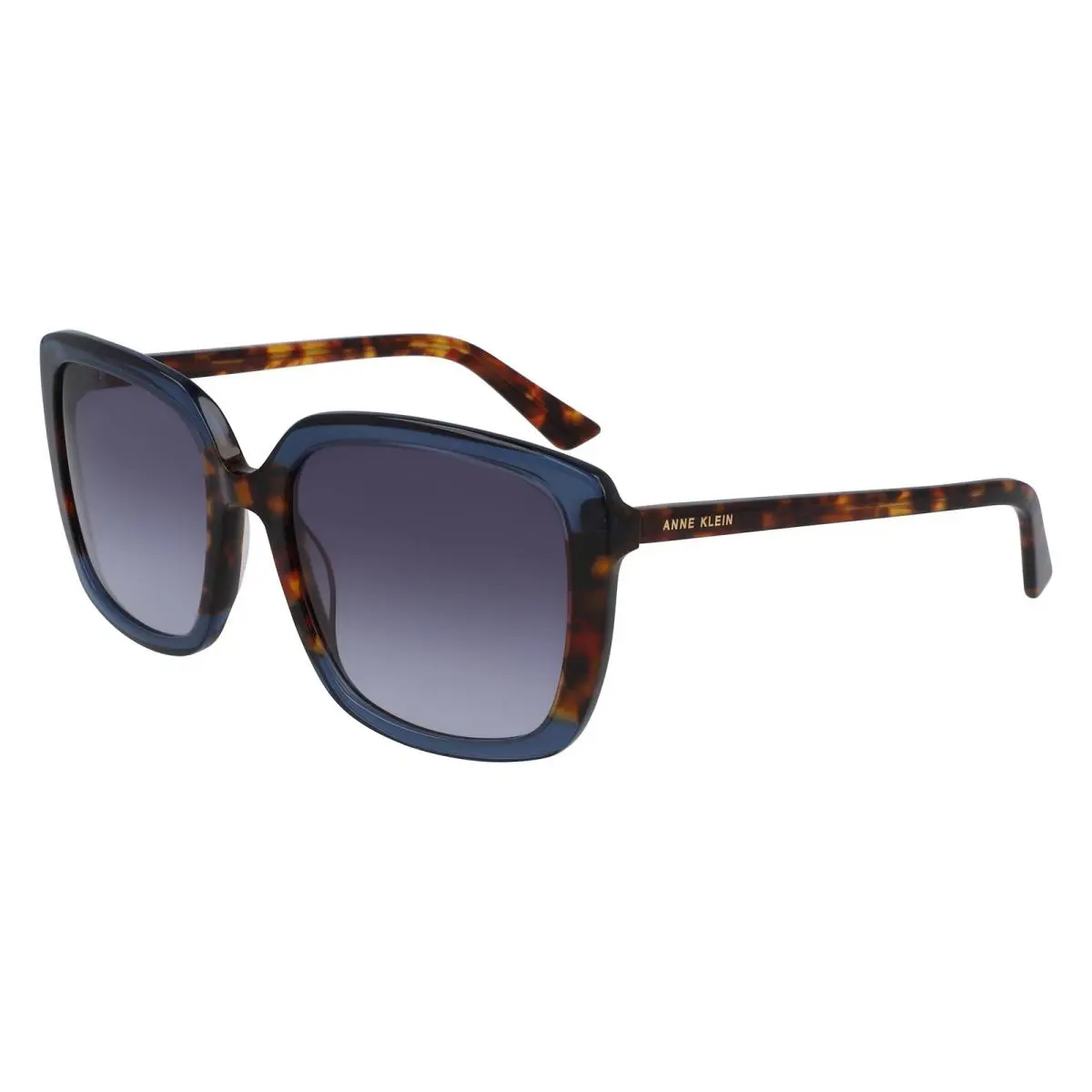 Anne Klein AK 7066 Blue Tortoise 424 Size 55 Sunglasses