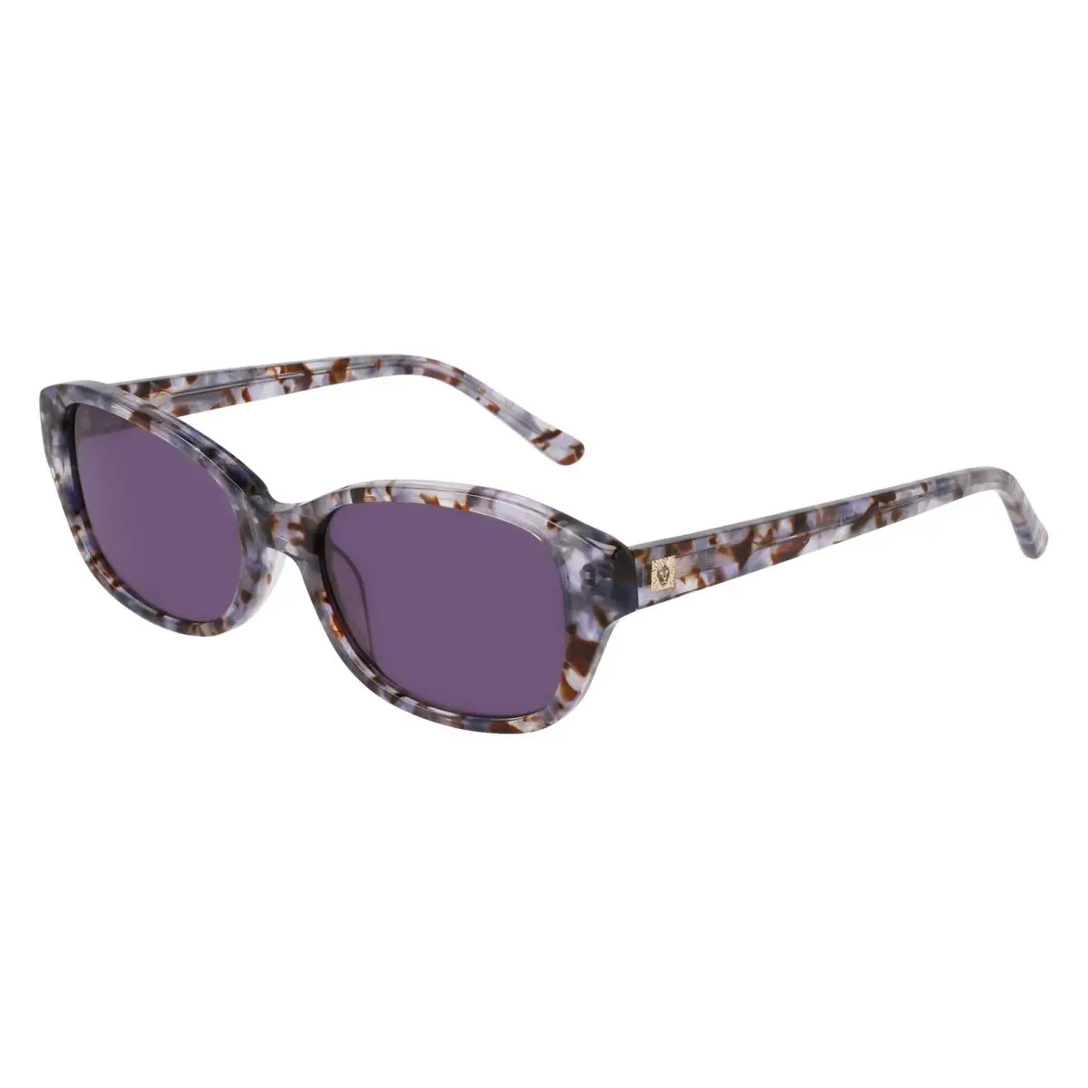 Anne Klein AK 7100 Black Marble 001 Size 53 Sunglasses