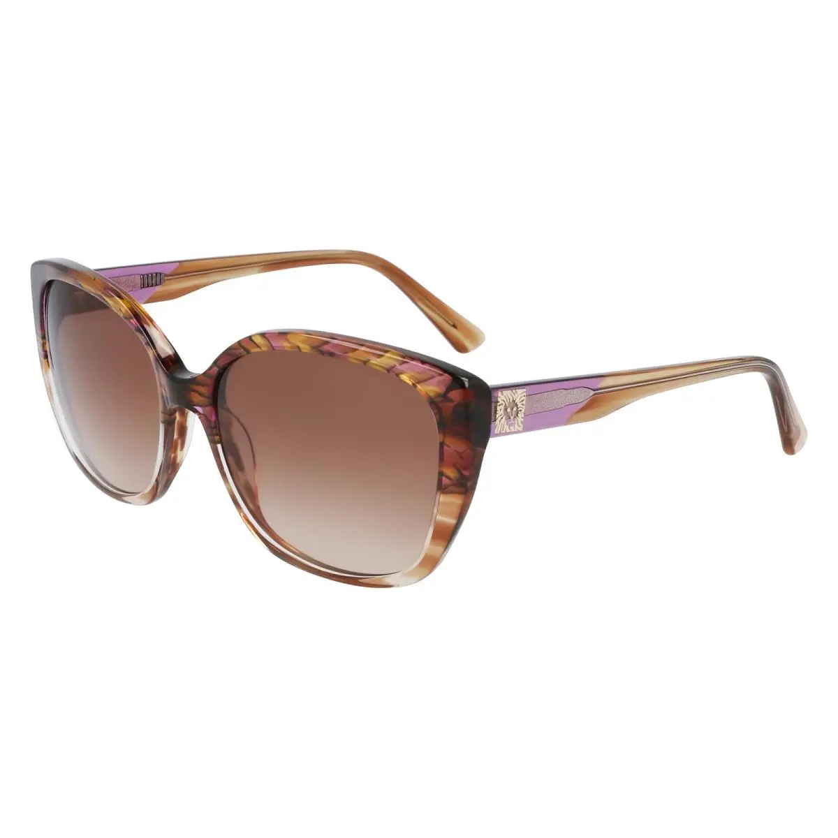 Anne Klein AK7071 Plum Animal 505 Sunglasses