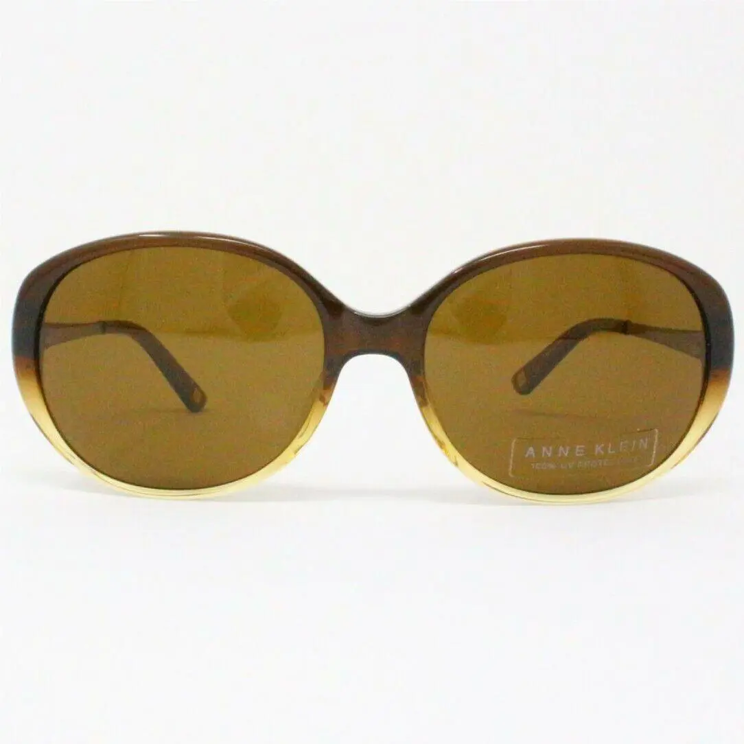 Anne Klein AK7000 Sunglasses 216 Brown Fade/brown Lens 58mm