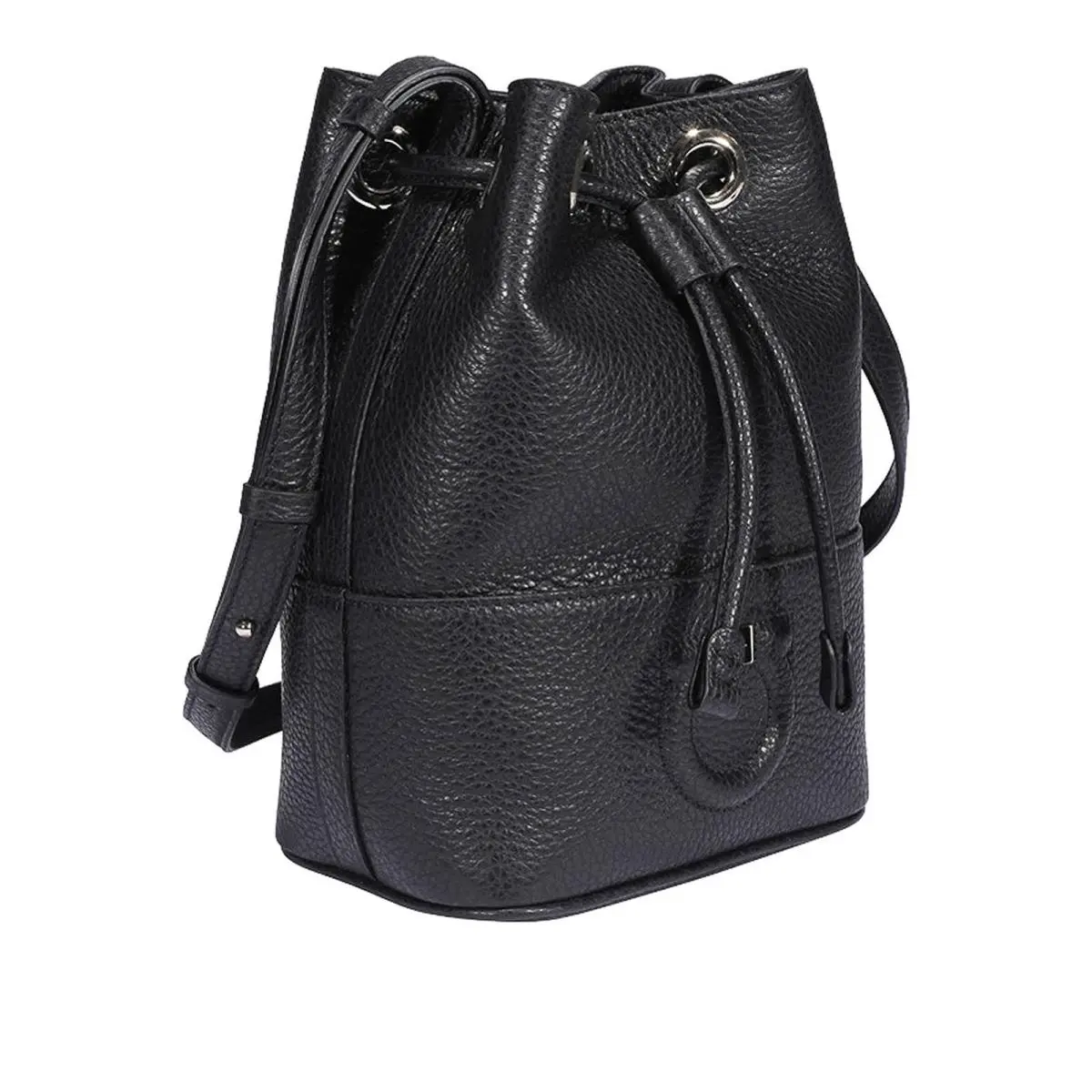Salvatore Ferragamo City Women`s 726264 Black Mini Shoulder Bag