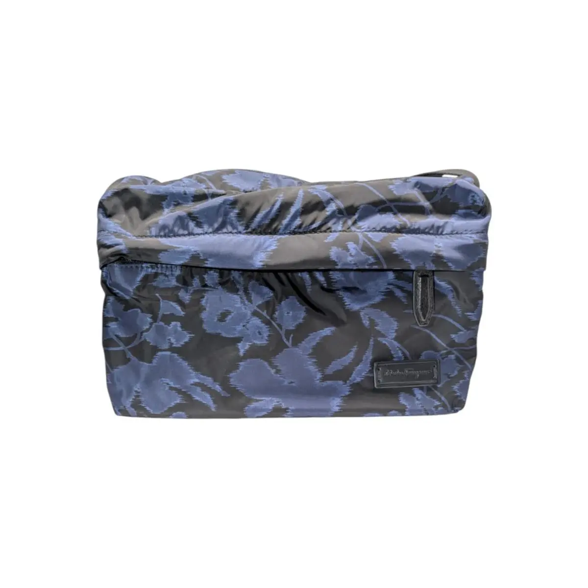 Salvatore Ferragamo Nylon Men`s 726383 Black/blue Messenger Bag