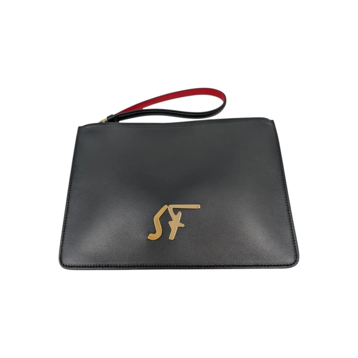 Firenze Men`s 728058 Black Clutch by Salvatore Ferragamo